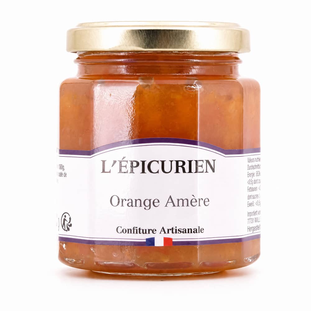 L’Epicurien Orange Amère Bitterorangen Marmelade 210 Gramm Produktbild