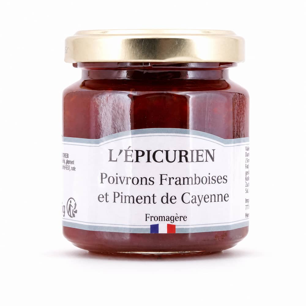 L’Epicurien Paprika Aufstrich mit Himbeer und Cayenne Pfeffer 125 Gramm Produktbild