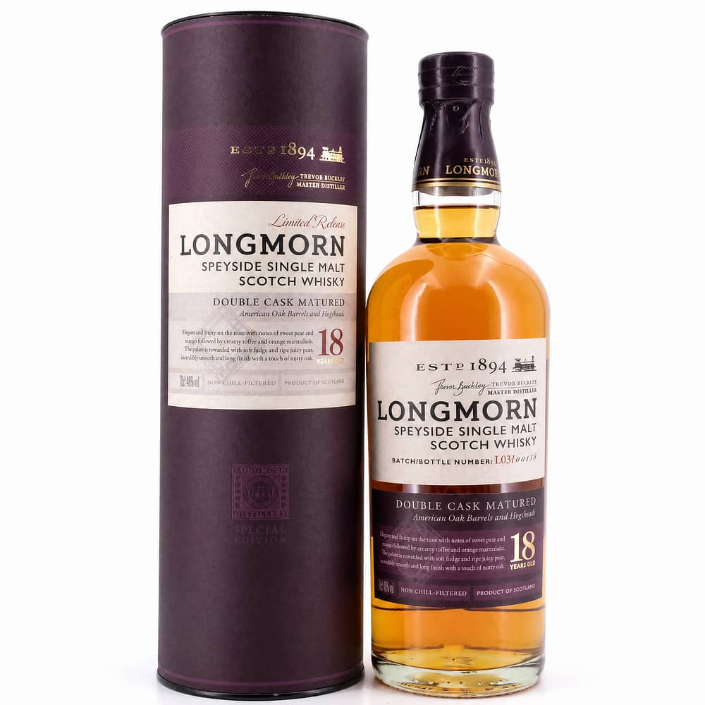 Longmorn 18 Jahre Double Cask 0,70 Liter/ 48.0% vol Produktbild
