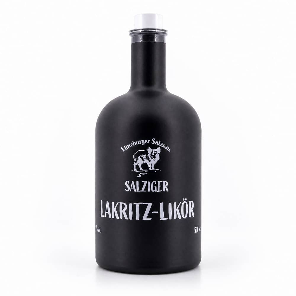 Lüneburger Salzsau Salziger Sahne Lakritz Likör 0,50 Liter/ 17.0% vol Produktbild