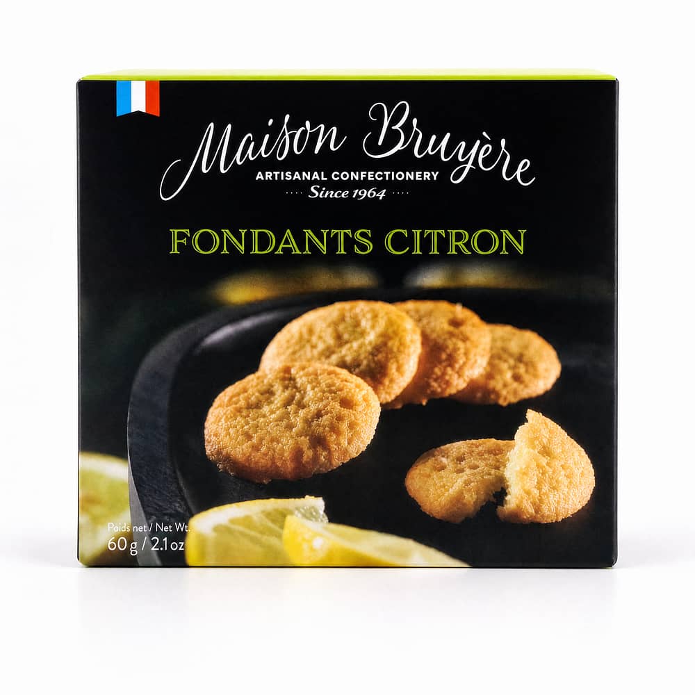 Maison Bruyère Fondants Citron Kekse mit Zitronengeschmack 60 Gramm Produktbild