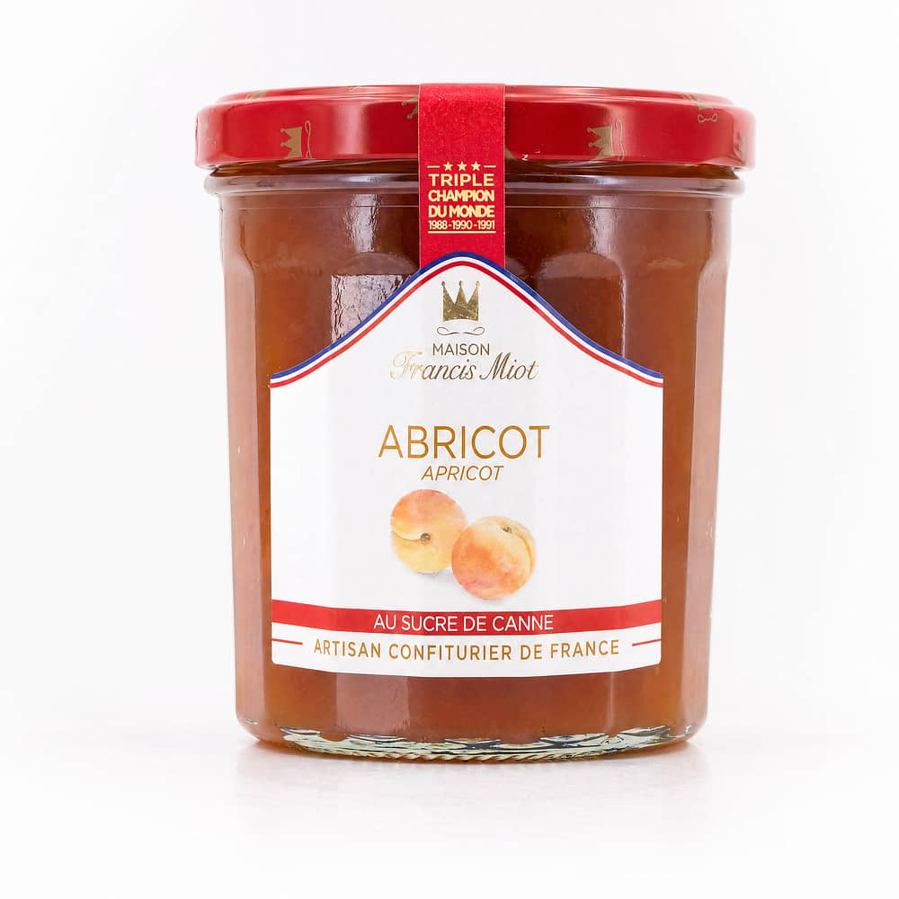 Maison Francis Miot Apricot Aprikose Fruchtaufstrich mit Rohrzucker 340 Gramm Produktbild