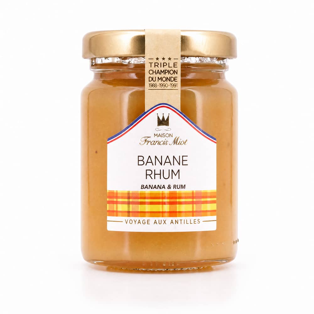 Maison Francis Miot Banane Rhum mit Rohrzucker & 4% Rum 110 Gramm/ 4.0% vol Produktbild