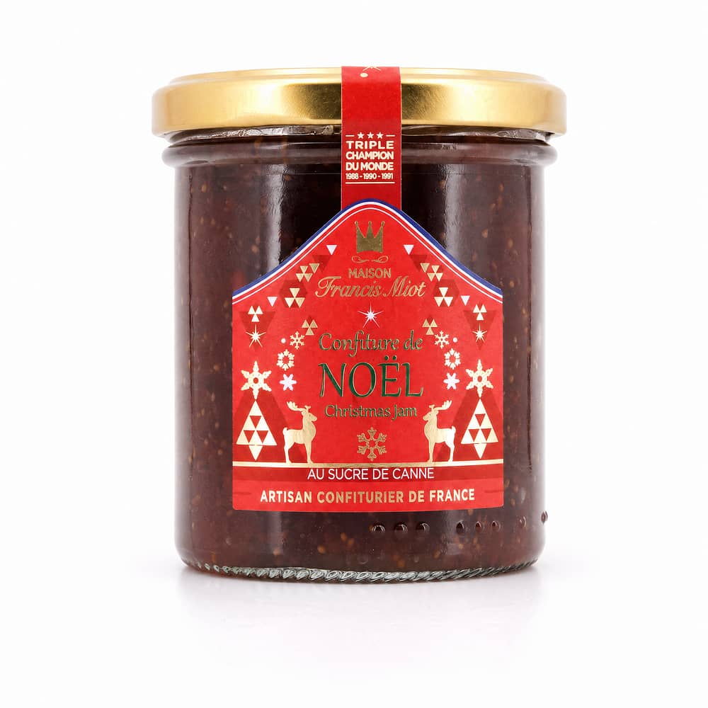 Maison Francis Miot Confiture de Noel Weihnachtliche Mischung mit 2,5% Rum 220 Gramm/ 2.5% vol Produktbild