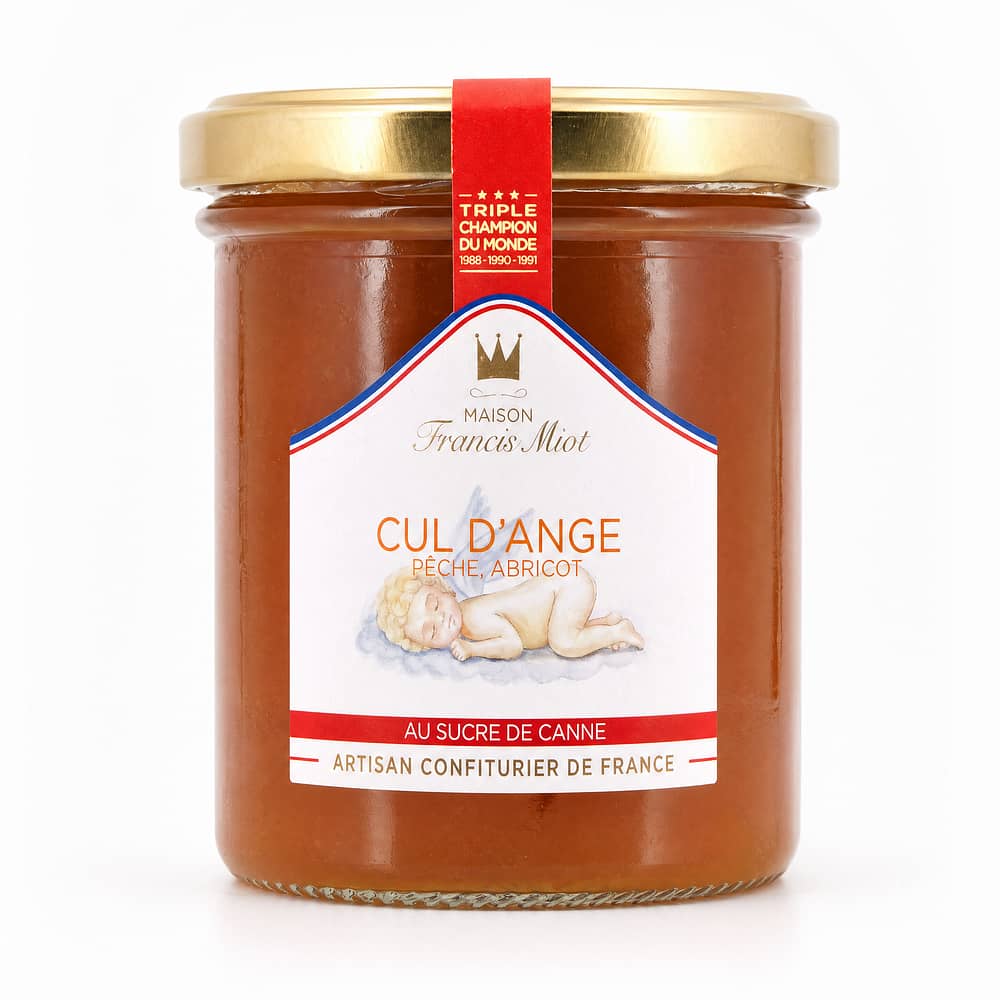 Maison Francis Miot Cul D`ange Peche Abricot  Fruchtaufstich aus Pfirisch & Aprikose 220 Gramm Produktbild