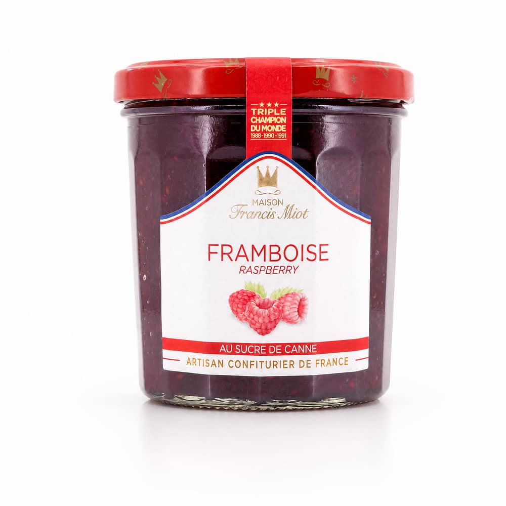 Maison Francis Miot Framboise Himbeer Fruchtaufstrich mit Rohrzucker 340 Gramm Produktbild
