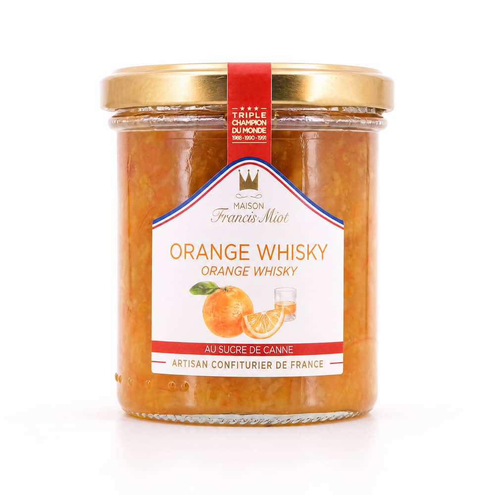 Maison Francis Miot Orange Whisky mit Rohrzucker & 2,4% Whisky 220 Gramm/ 2.4% vol Produktbild