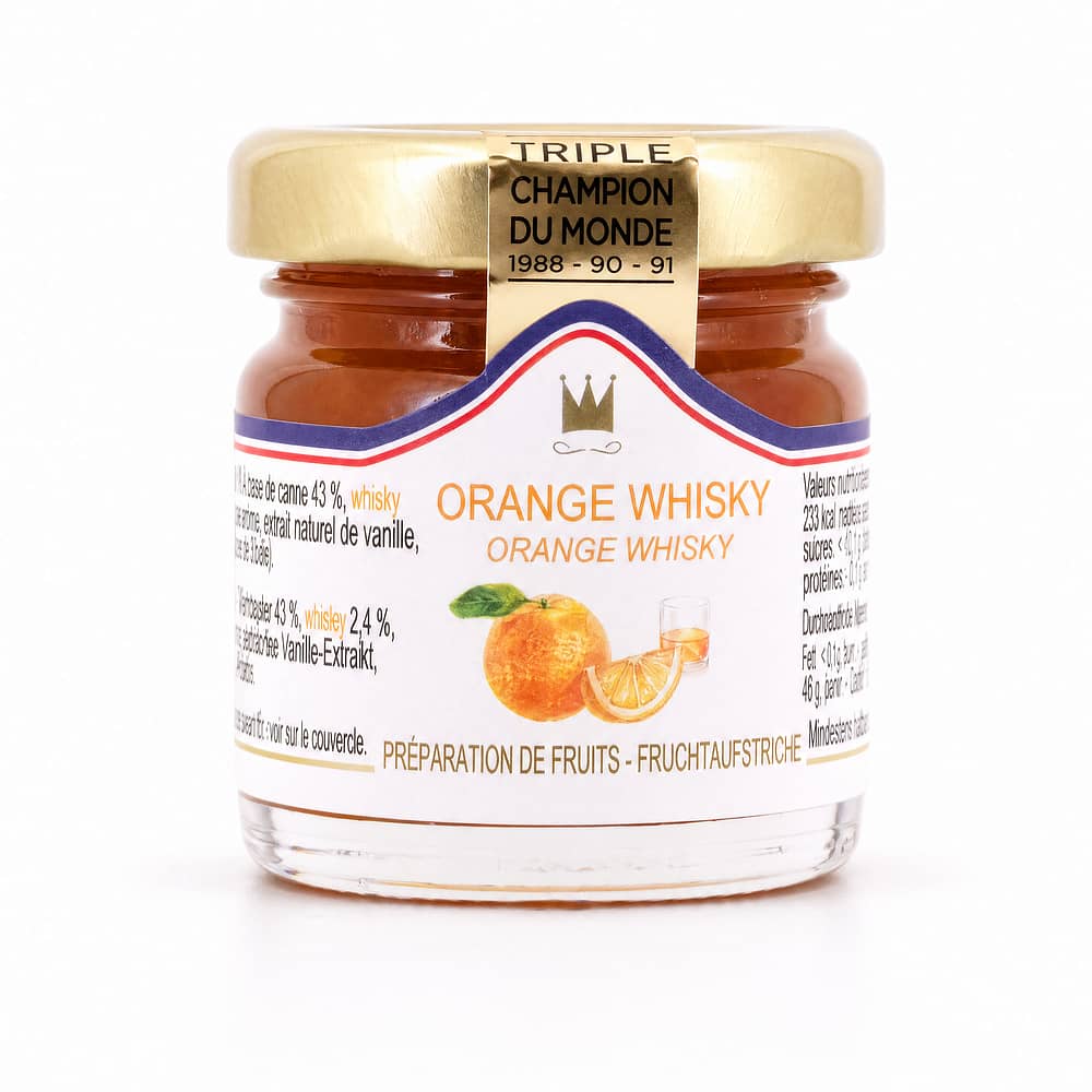 Maison Francis Miot Orange Whisky mit Rohrzucker & 2,4% Whisky 45 Gramm/ 2.4% vol Produktbild