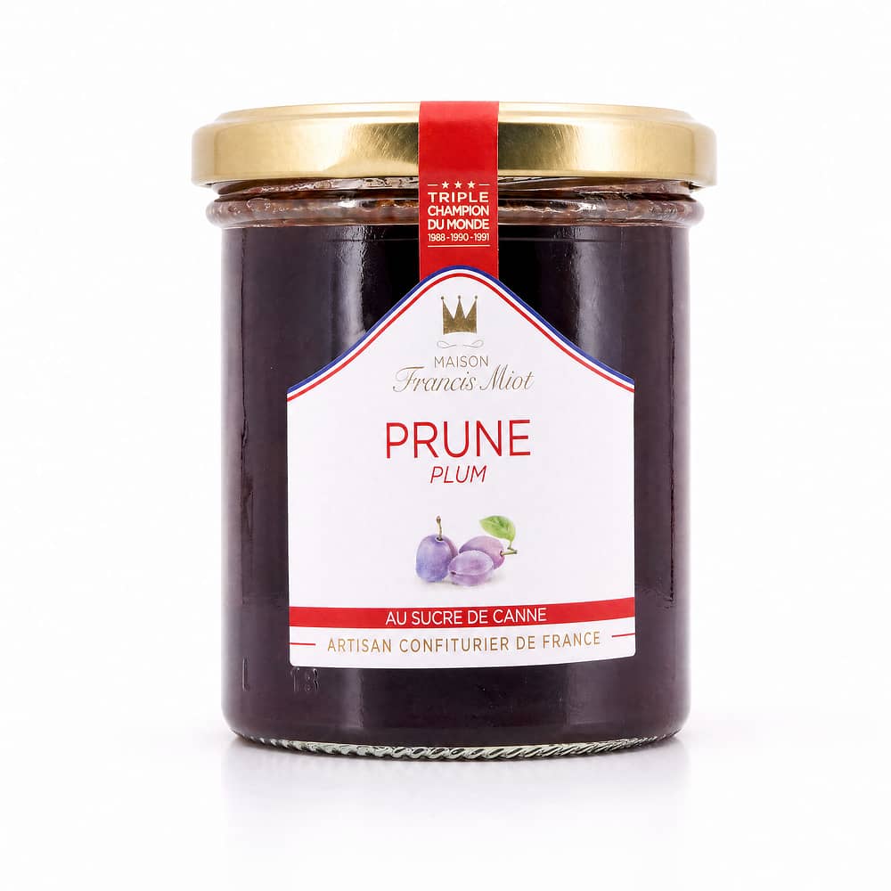 Maison Francis Miot Prune Pflaume mit Rohrzucker 220 Gramm Produktbild