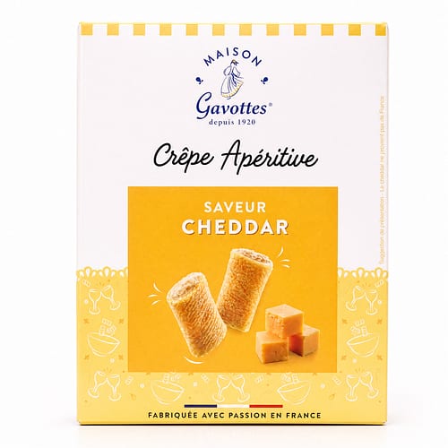 Maison Gavottes Crêperöllchen Cheddarcremefüllung 110 Gramm Produktbild