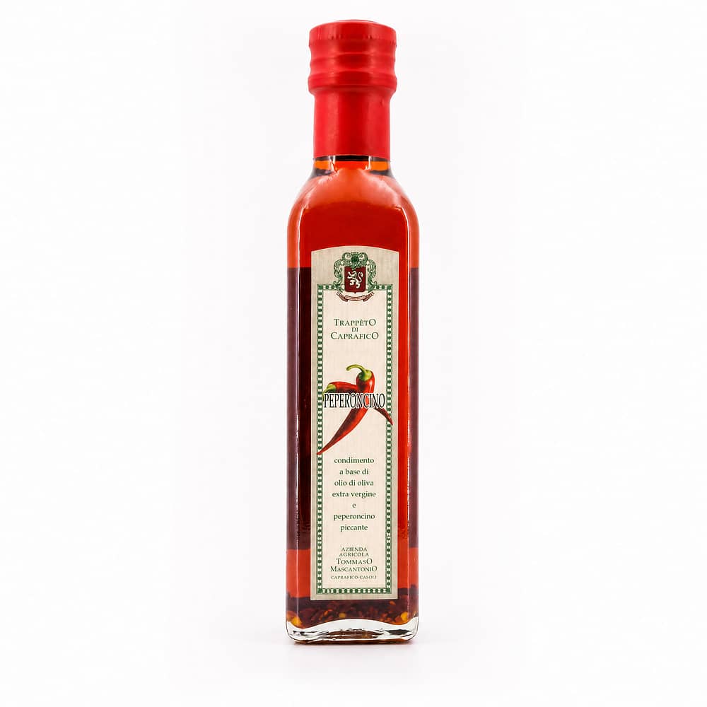 Masciantonio Olio Extra Vergine Al Peperoncino 0,250 Liter Produktbild
