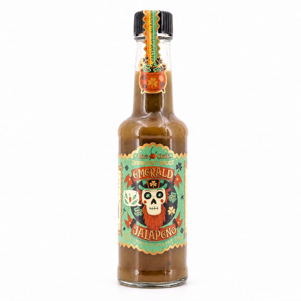 Mic's Chilli Emerald Jalapeno Chili-Sauce mit grünem Jalapeno-Chilis 150.000 Scoville 155 Gramm Produktbild