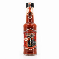 Mic's Chilli Inferno Extreme extrem scharfe Chili-Sauce 12 Habanero-Chili pro Flasche 80.000 Scoville Produktbild