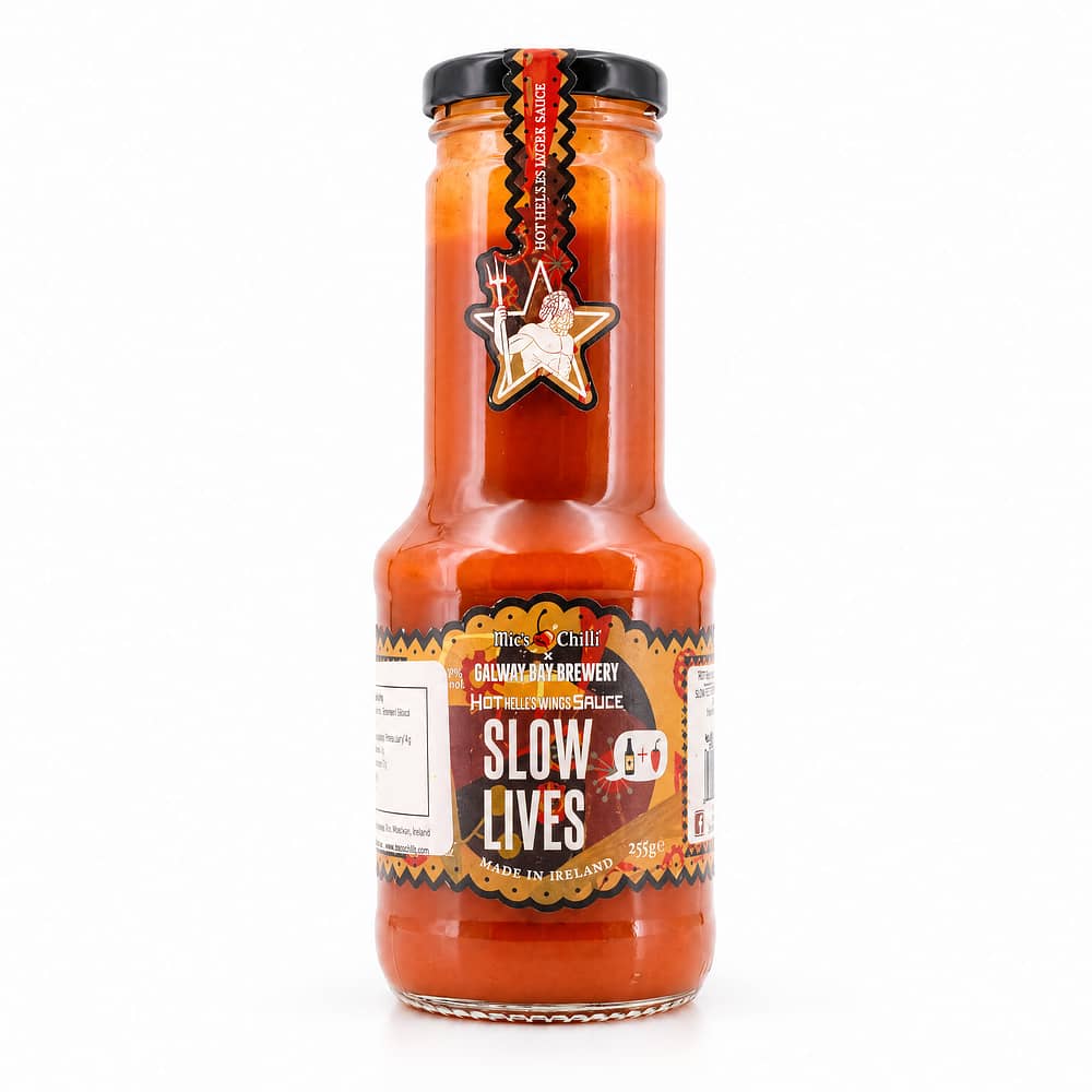 Mic's Chilli Slow Lives Hot Wings BBQ Sauce 255 Gramm Produktbild