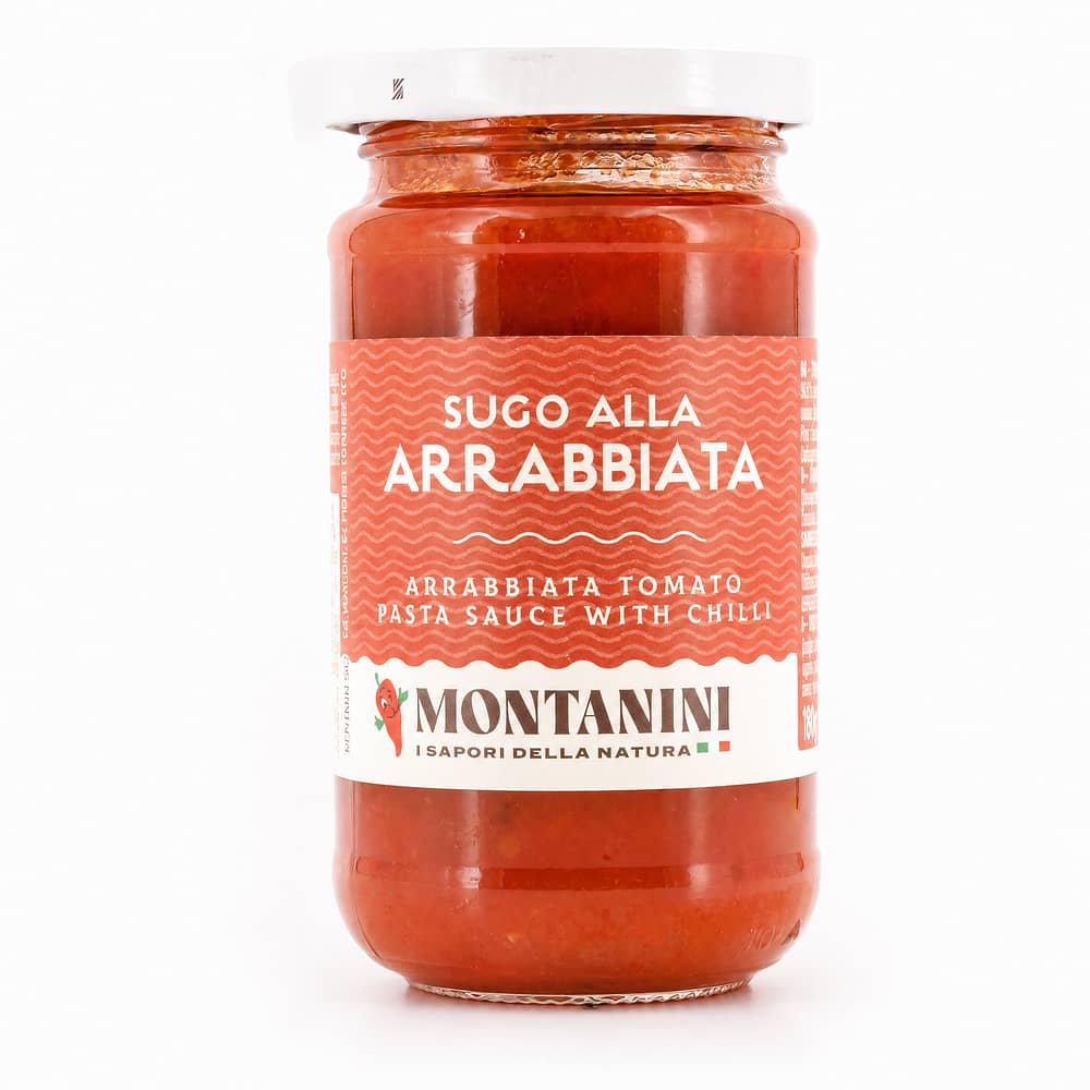 Montanini Tomatensauce pikant all'arrabbiata 190 Gramm Produktbild