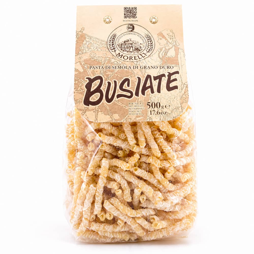 Morelli Busiate Nudeln aus Hartweizengrieß 500 Gramm Produktbild
