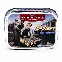 Mouettes d'Arvor Jahrgangs- Sardinen in Olivenöl Jahrgang 2024 115g Produktbild