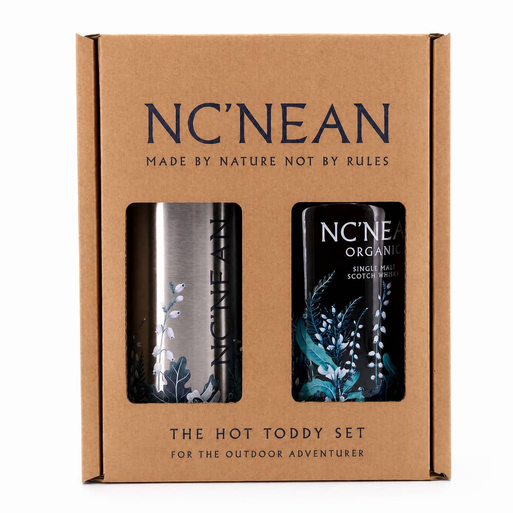 Nc'Nean Organic Single Malt Whisky - Hot Toddy Set 0,70 Liter/ 46.0% vol Produktbild