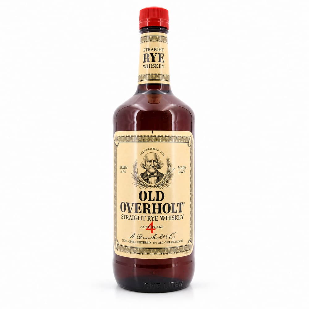 Old Overholt Straigth Rye Whiskey 4 Jahre Literflasche 1 Liter/ 40.0% vol Produktbild