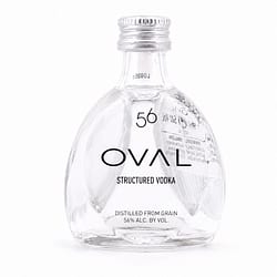 Oval 56 Structured Vodka Miniatur Produktbild