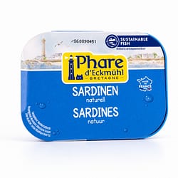 Phare d'Eckmühl Sardinen naturell 135g Produktbild