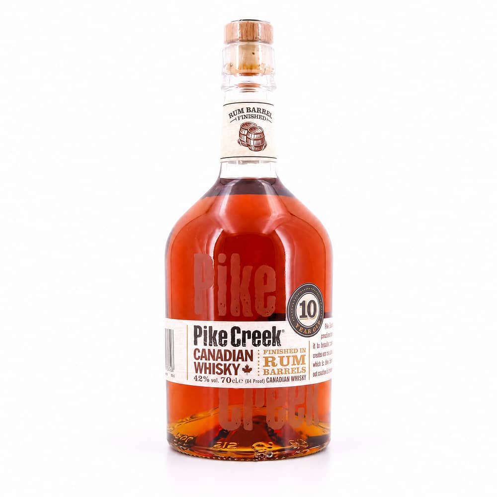 Pike Creek 10 Jahre finished in Rum Barrels 0,70 Liter/ 42.0% vol Produktbild