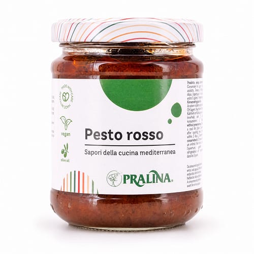 Pralina Pesto rosso Roter Pesto 180 Gramm Produktbild