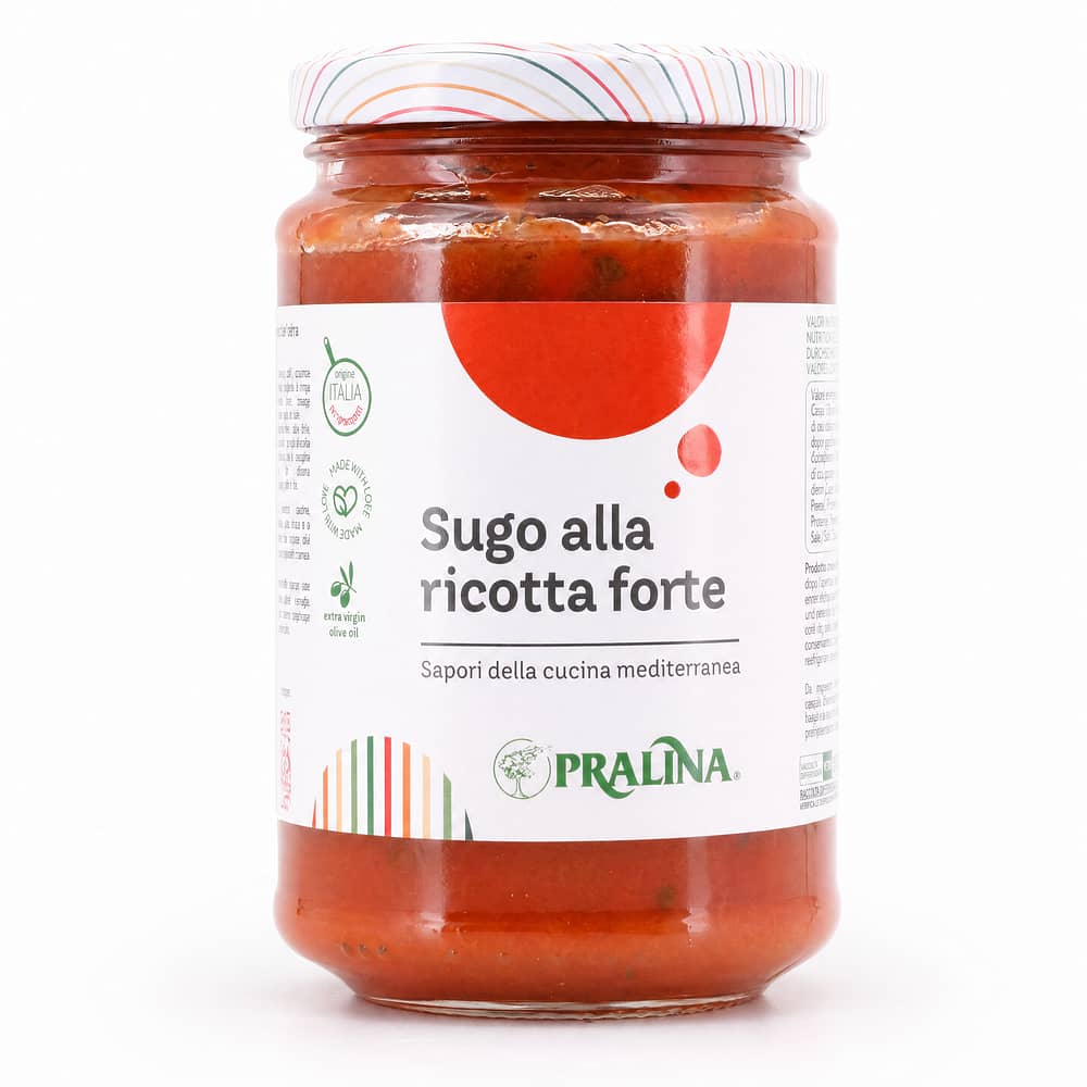 Pralina Sugo alla Ricotta Forte Tomatensauce mit Ricotta Forte 280 Gramm Produktbild
