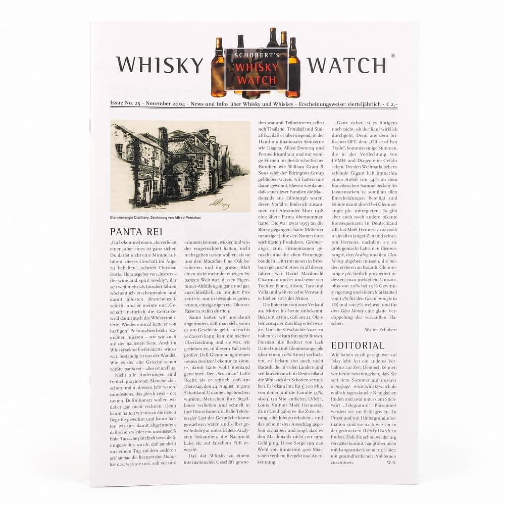 Prof. Walter Schobert Whisky Watch Nr. 25 1 Stück Produktbild