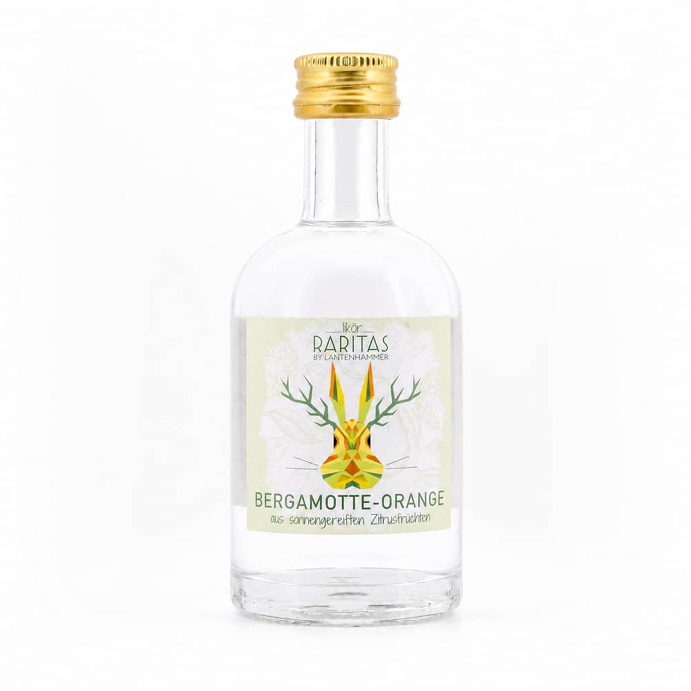 Raritas Bergamotte-Orange Likör Miniatur 0,050 Liter/ 38.0% vol Produktbild