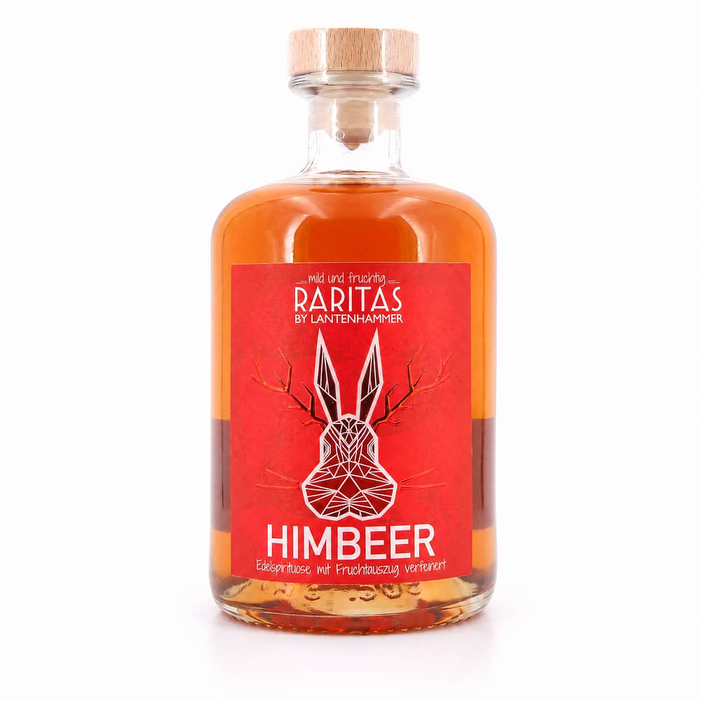 Raritas Himbeere Edelspirituose mit Fruchtauszug verfeinert 0,50 Liter/ 32.0% vol Produktbild