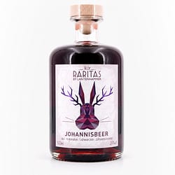 Raritas Johannisbeerlikör aus regionalen Schwarzen Johannisbeeren Produktbild