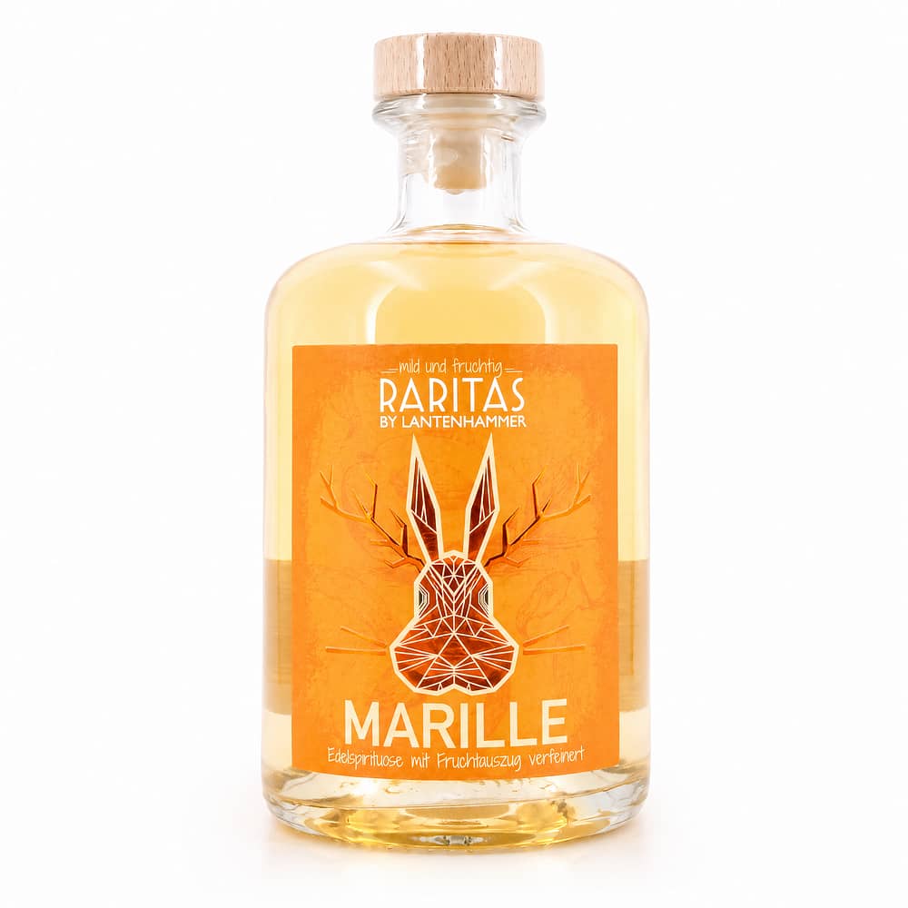 Raritas Marille Edelspirituose mit Fruchtauszug verfeinert 0,50 Liter/ 32.0% vol Produktbild