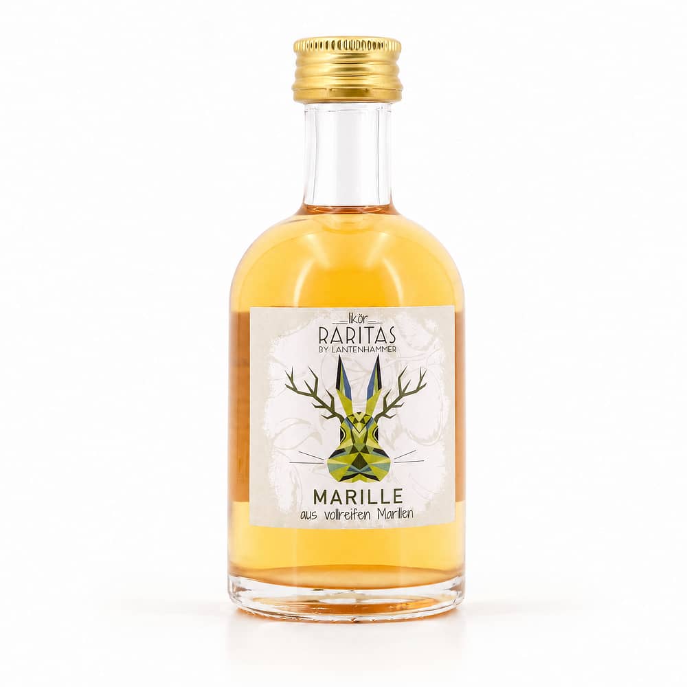 Raritas Marillenlikör Miniatur 0,050 Liter/ 25.0% vol Produktbild
