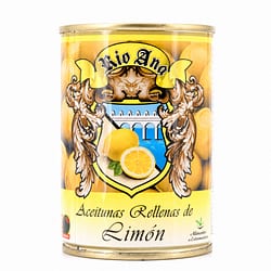 Rio Ana Aceitunas Rellenas de Limón Grüne Oliven gefüllt mit Zitronenpaste 292g Produktbild