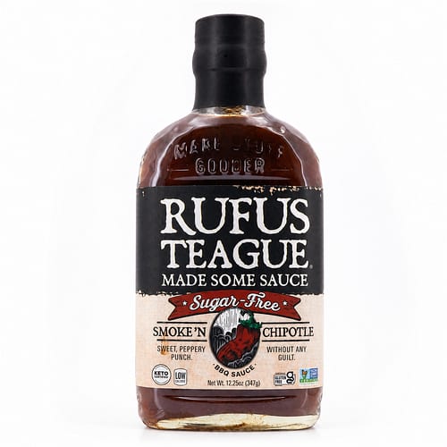 Rufus Teague Smoke 'N Chipotle BBQ-Sauce Sugar Free 347 Gramm Produktbild