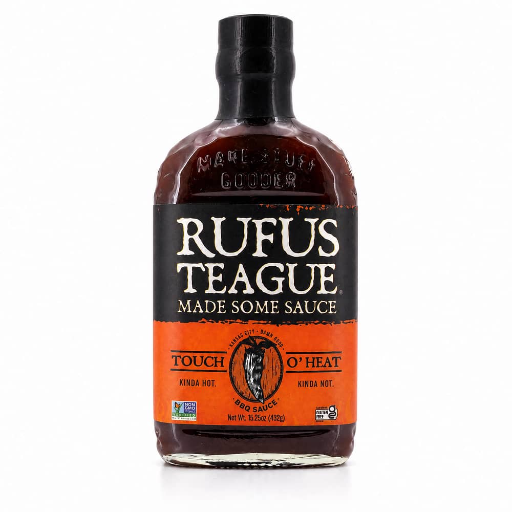 Rufus Teague Touch O' Heat BBQ-Sauce Mittelscharf 432 Gramm Produktbild
