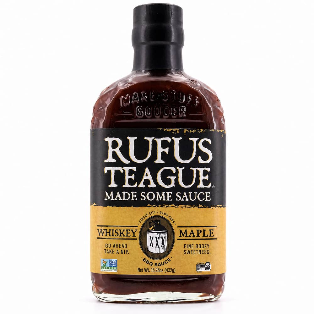 Rufus Teague Whiskey Maple BBQ-Sauce 432 Gramm Produktbild