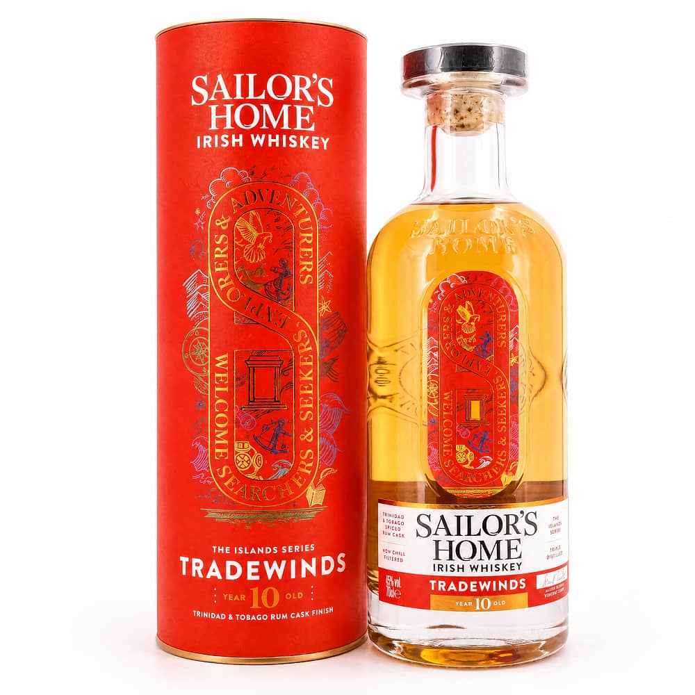 Sailor's Home Tradewinds 10 Jahre Finish in Trinidad & Tobago Spiced Rum Casks 0,70 Liter/ 43.0% vol Produktbild