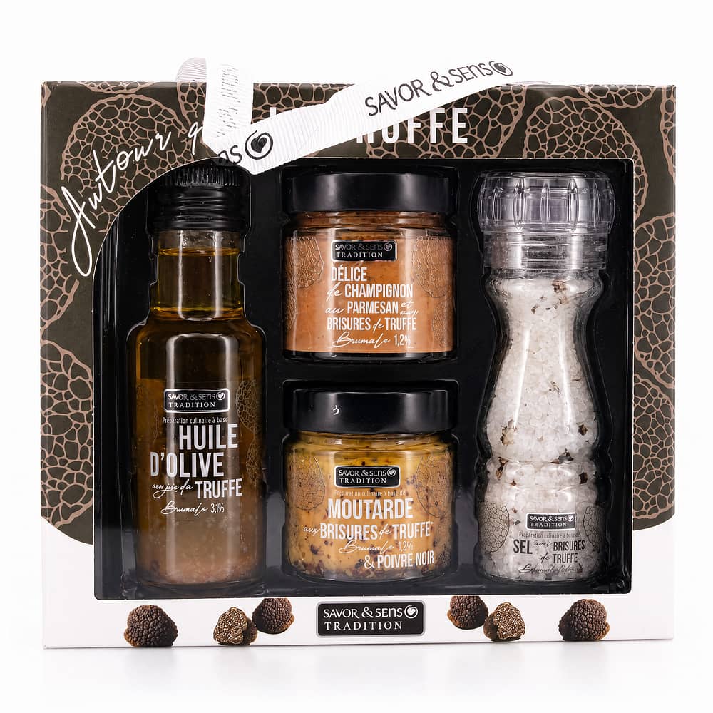SAVOR CREATIONS Geschenkbox Rund um Trüffel 410 Gramm Produktbild