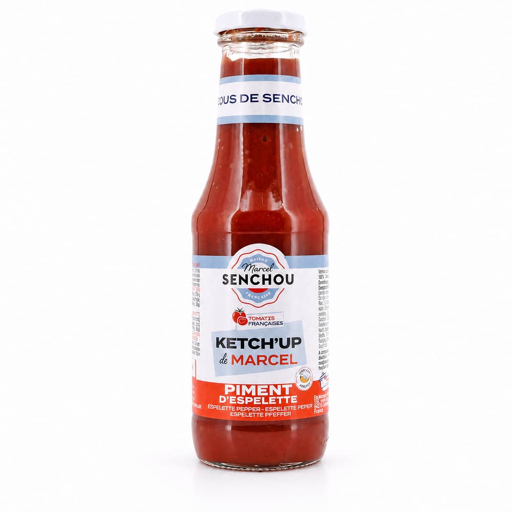 Senchou Pur Ketch`up Piment D´Espelentte Roter Paprika Tomaten Ketchup mit Espelette Pfeffer 360 Gramm Produktbild
