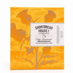 Shortbread House of Edinburgh Shortbread With Mediterranean Lemon Rounds Buttergebäck mit Zitronen Produktbild