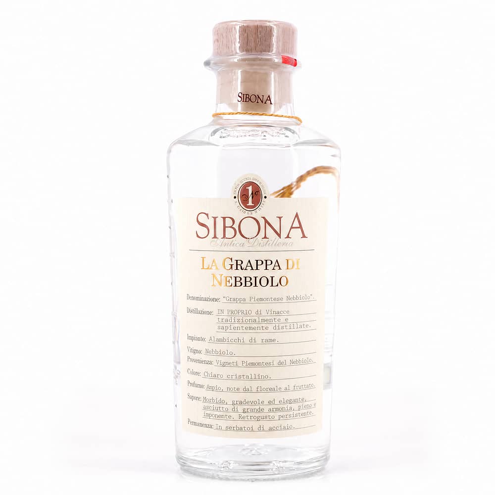 Sibona La Grappa Di Nebbiolo 0,50 Liter/ 40.0% vol Produktbild