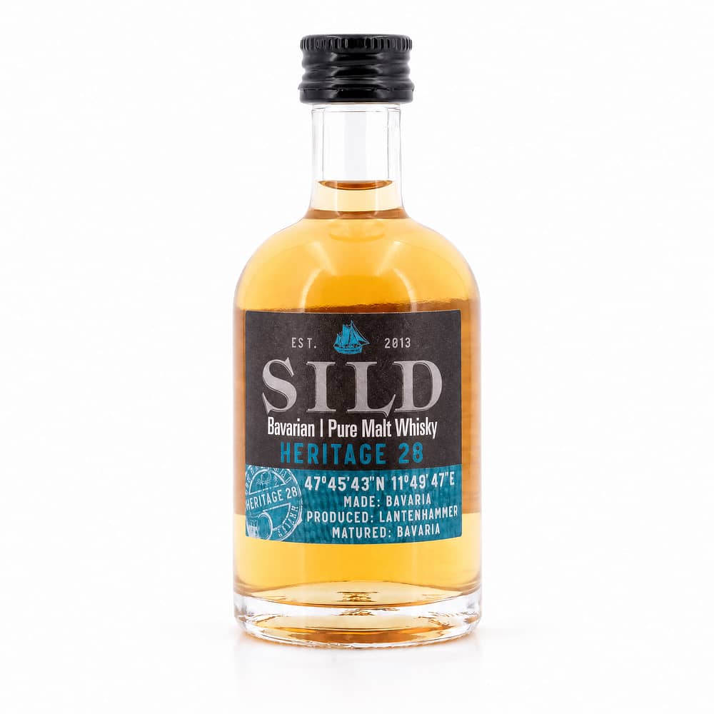 Sild Bavarian Pure Malt Heritage 28 Miniatur 0,050 Liter/ 42.0% vol Produktbild