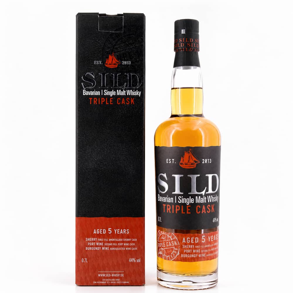 Sild Bavarian Single Malt Whisky Triple Cask 5 Jahre 0,70 Liter/ 44.0% vol Produktbild