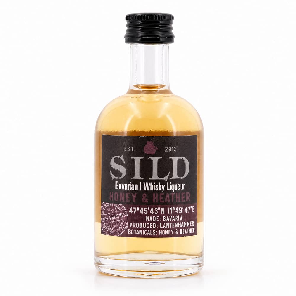 Sild Bavarian Whisky Liqueur Honey & Heather Miniatur 0,050 Liter/ 32.0% vol Produktbild