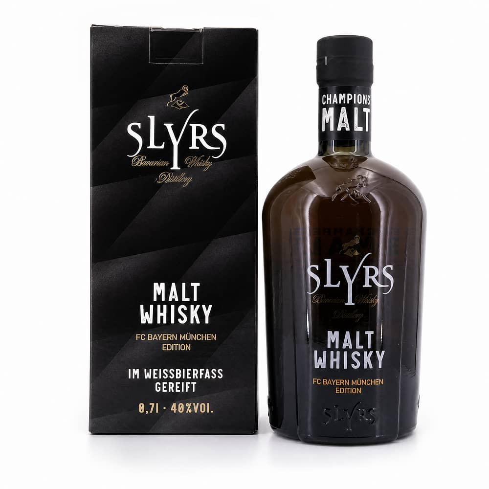 Slyrs Champions Malt FCB Edition 0,70 Liter/ 40.0% vol Produktbild