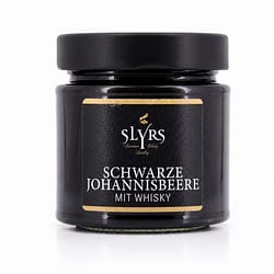 Slyrs Fruchtaufstrich Schwarze Johannisbeere mit Whisky Produktbild