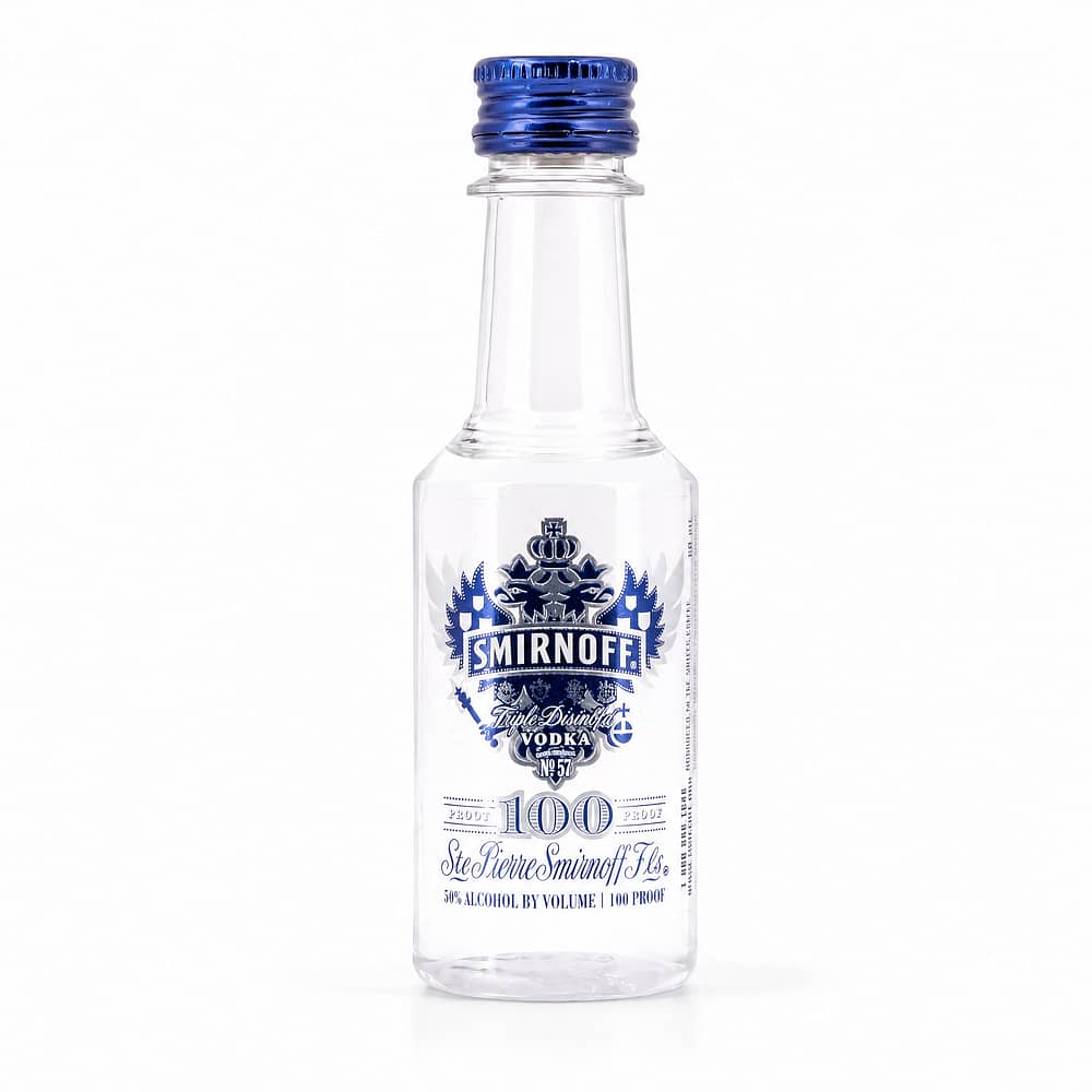 Smirnoff Blue 100 Miniatur PET 0,050 Liter/ 50.0% vol Produktbild