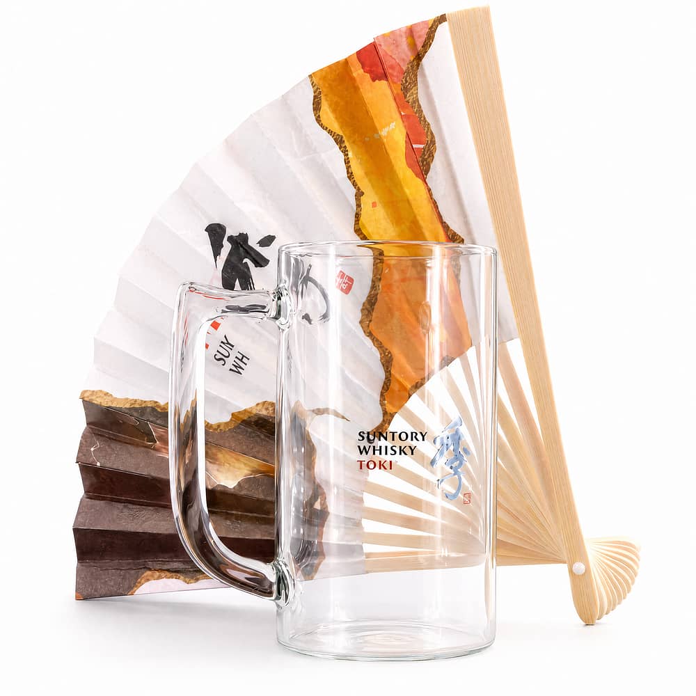 Suntory Tasse mit Fächer 1 Stück Produktbild